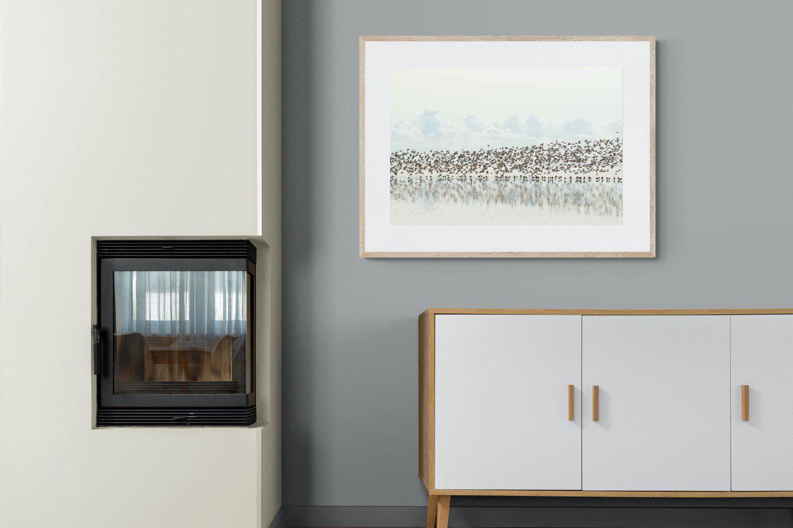 Waders-Wall_Art-100 x 75cm-Framed Print-Wood-Pixalot