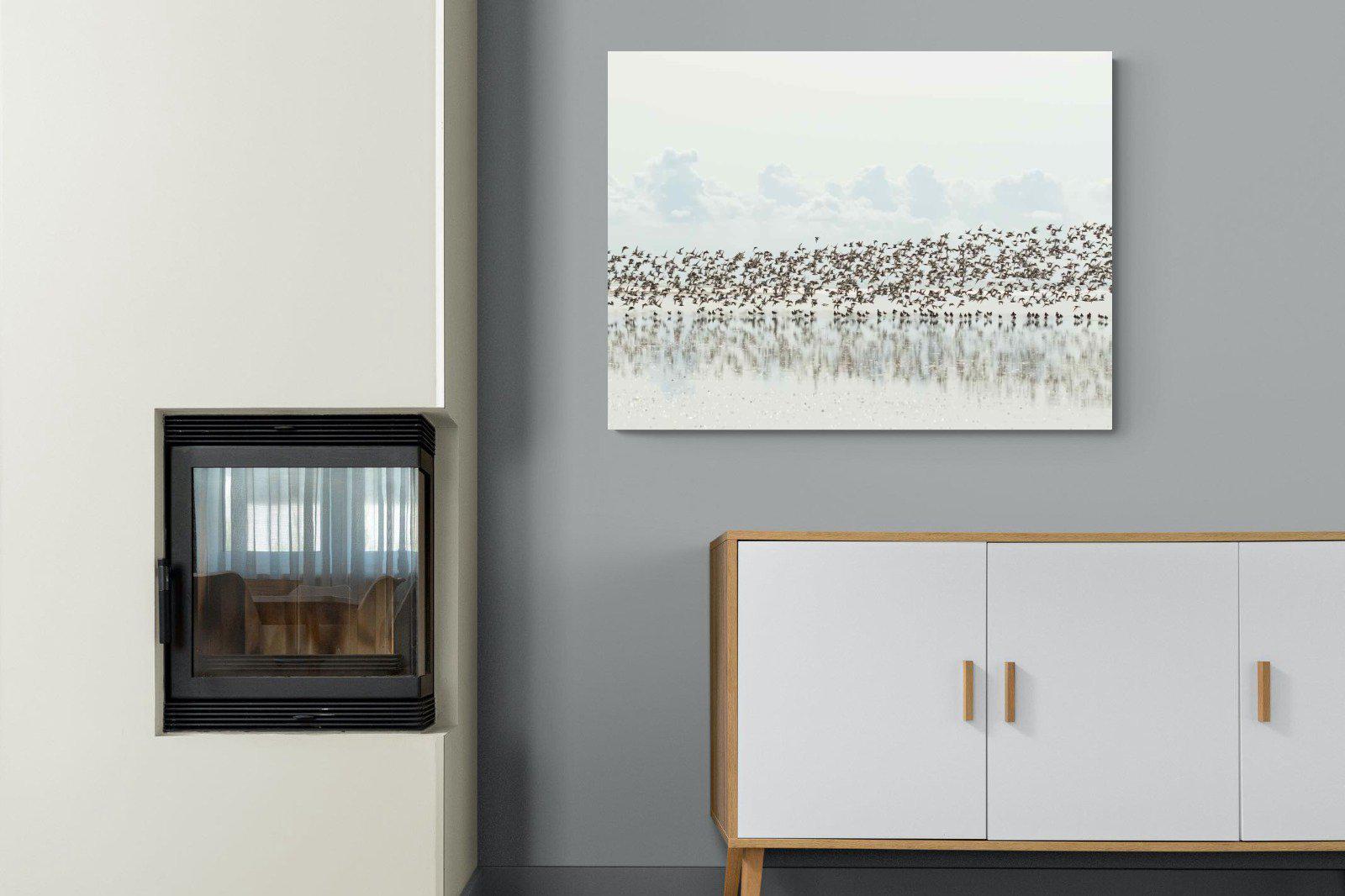 Waders-Wall_Art-100 x 75cm-Mounted Canvas-No Frame-Pixalot
