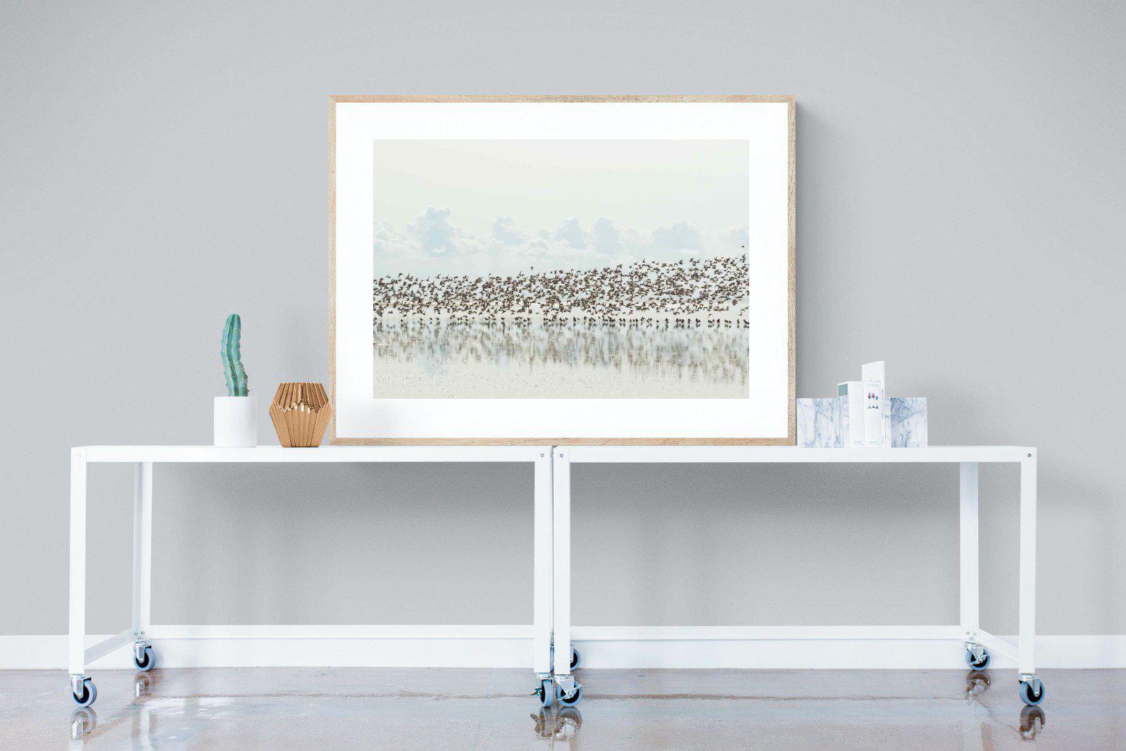 Waders-Wall_Art-120 x 90cm-Framed Print-Wood-Pixalot