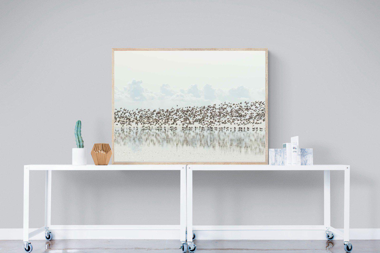 Waders-Wall_Art-120 x 90cm-Mounted Canvas-Wood-Pixalot