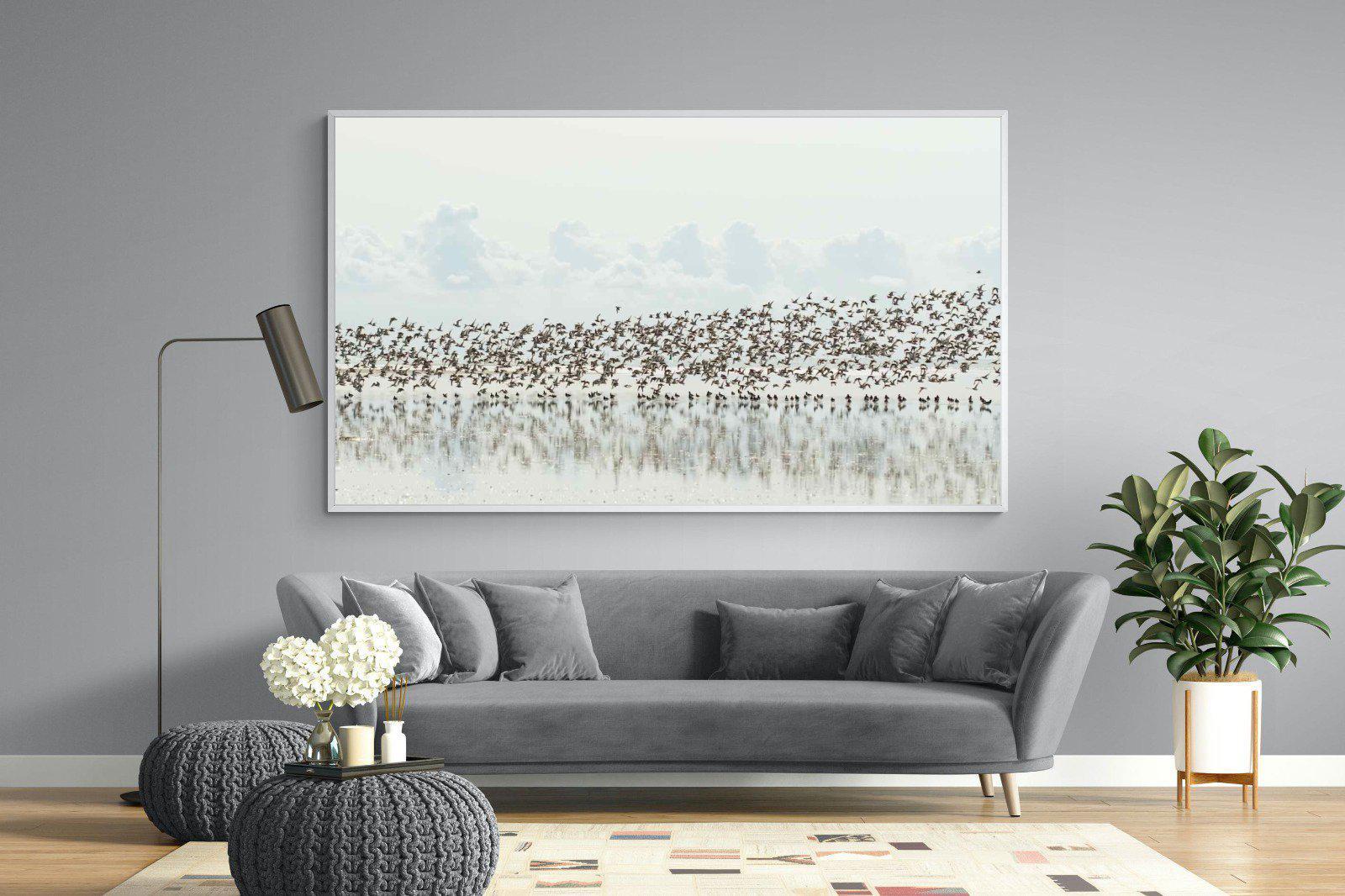 Waders-Wall_Art-220 x 130cm-Mounted Canvas-White-Pixalot