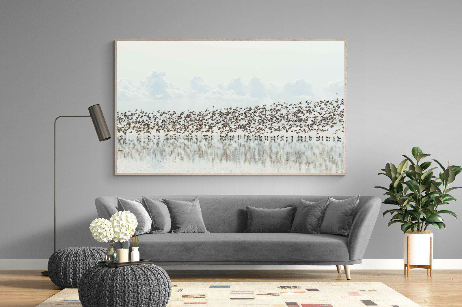 Waders-Wall_Art-220 x 130cm-Mounted Canvas-Wood-Pixalot
