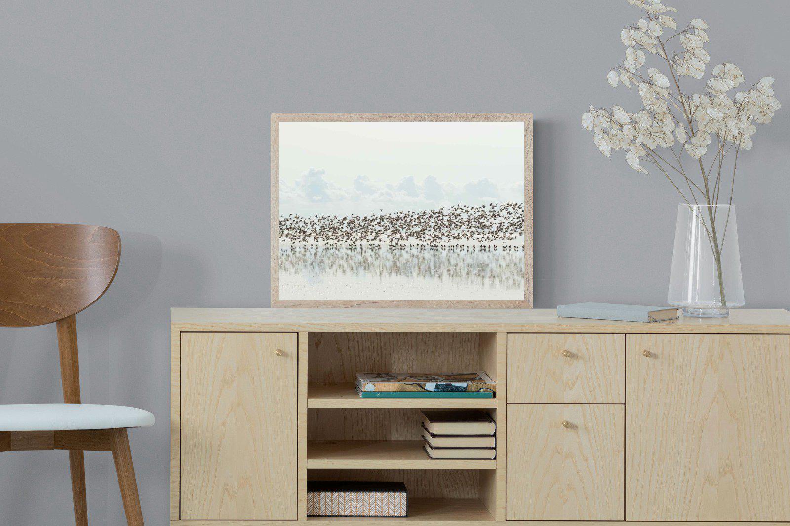 Waders-Wall_Art-60 x 45cm-Mounted Canvas-Wood-Pixalot