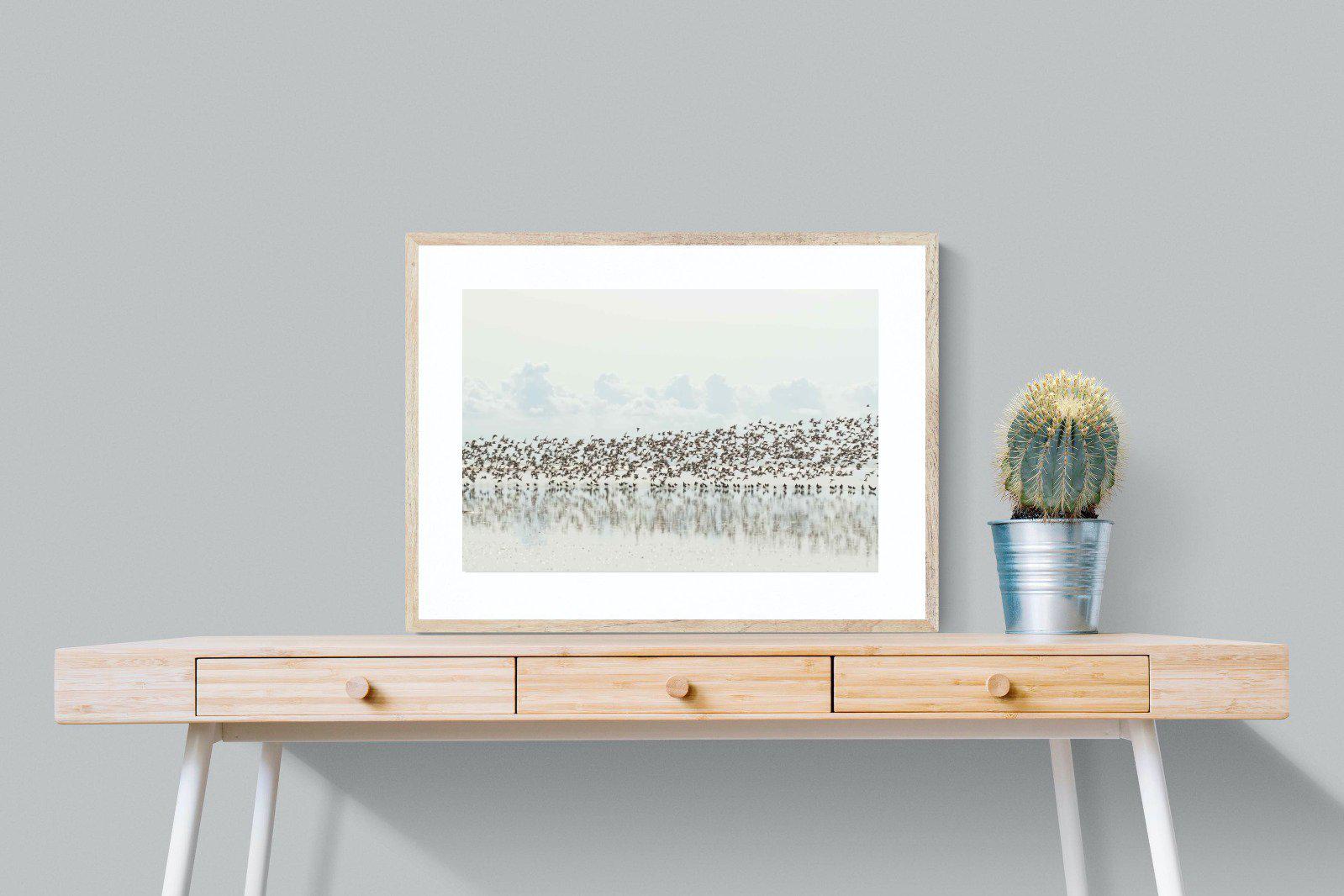 Waders-Wall_Art-80 x 60cm-Framed Print-Wood-Pixalot