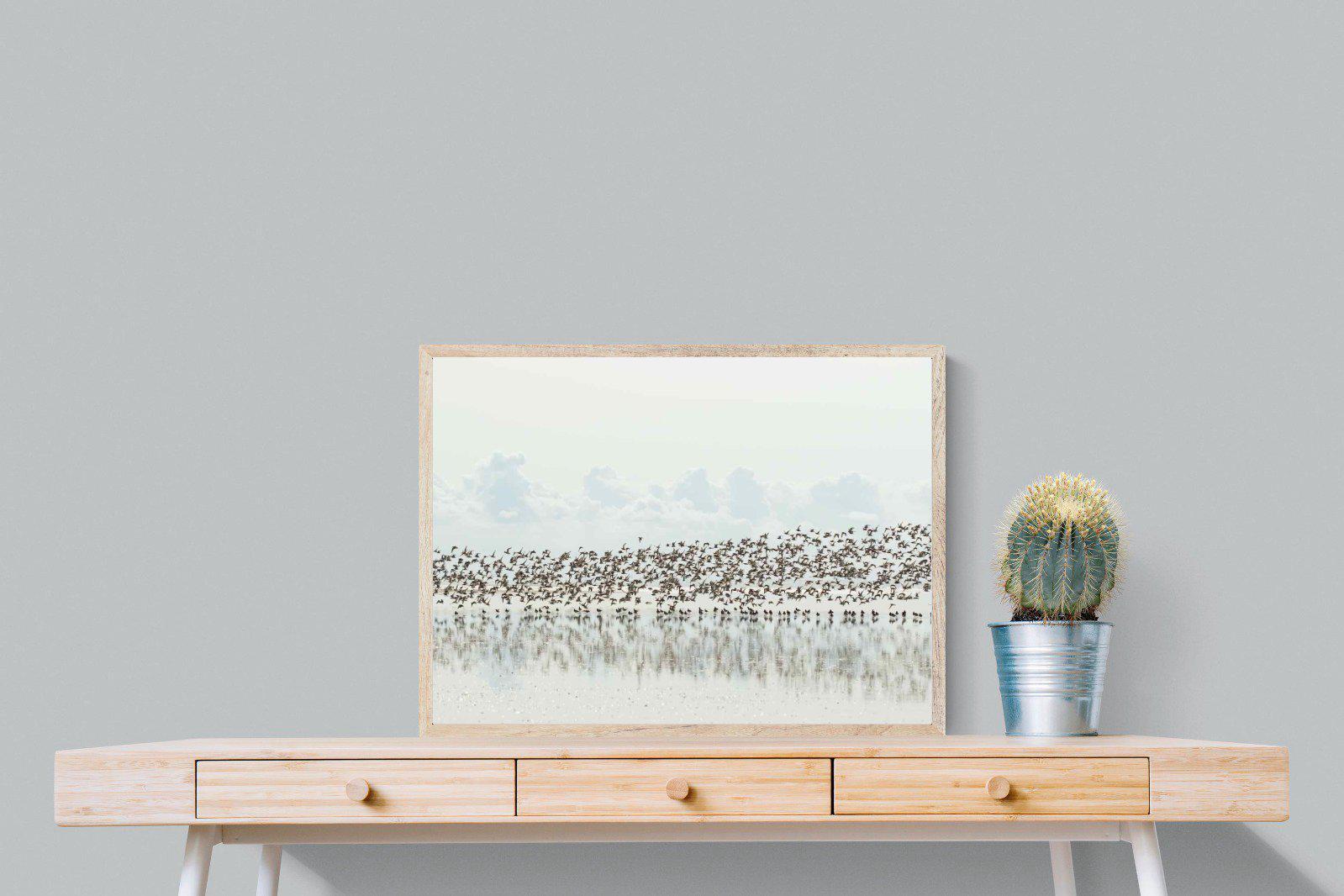 Waders-Wall_Art-80 x 60cm-Mounted Canvas-Wood-Pixalot