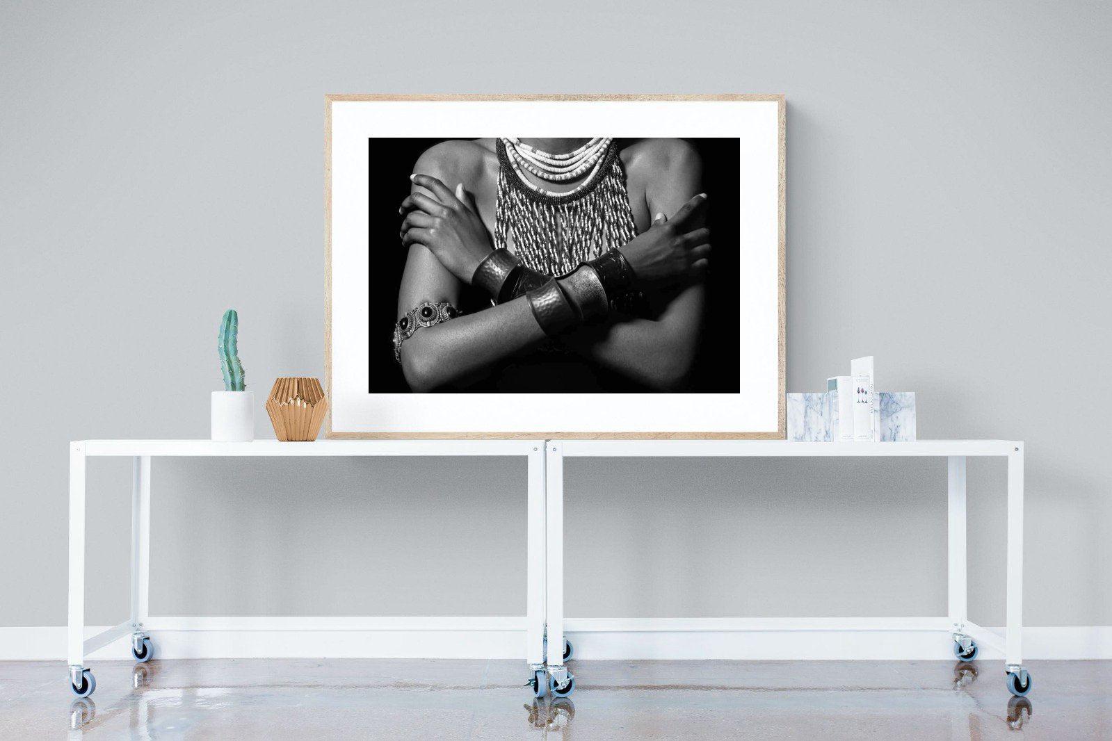 Warrior Princess Birth-Wall_Art-120 x 90cm-Framed Print-Wood-Pixalot