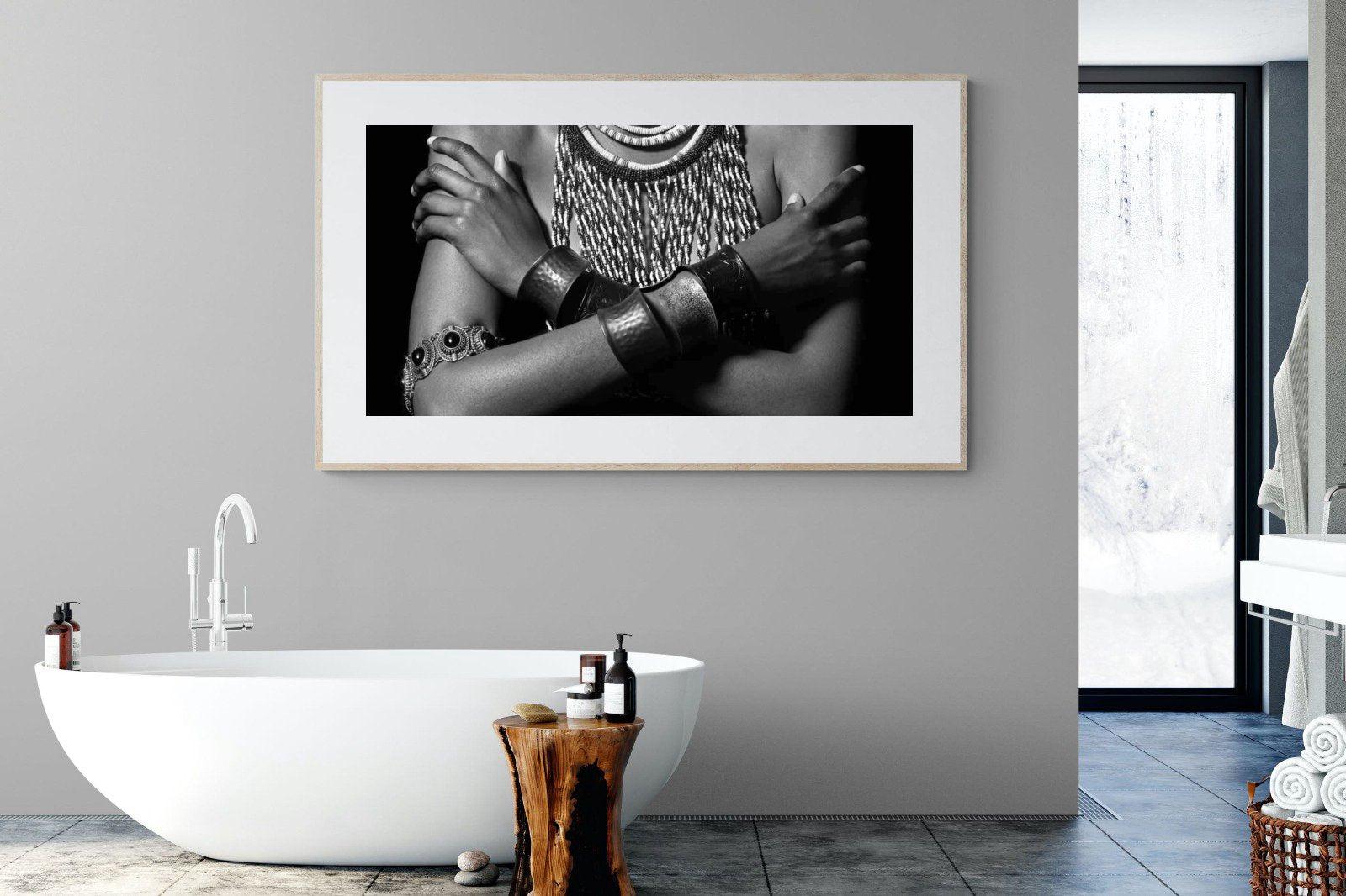 Warrior Princess Birth-Wall_Art-180 x 110cm-Framed Print-Wood-Pixalot