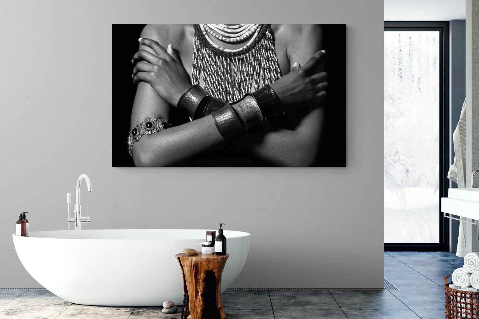 Warrior Princess Birth-Wall_Art-180 x 110cm-Mounted Canvas-No Frame-Pixalot