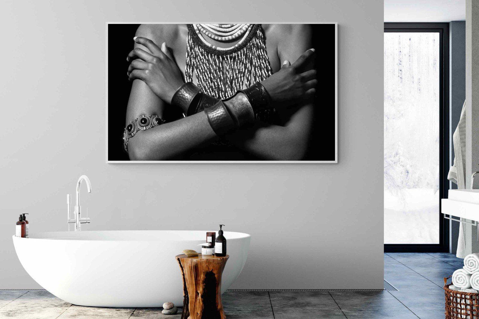 Warrior Princess Birth-Wall_Art-180 x 110cm-Mounted Canvas-White-Pixalot