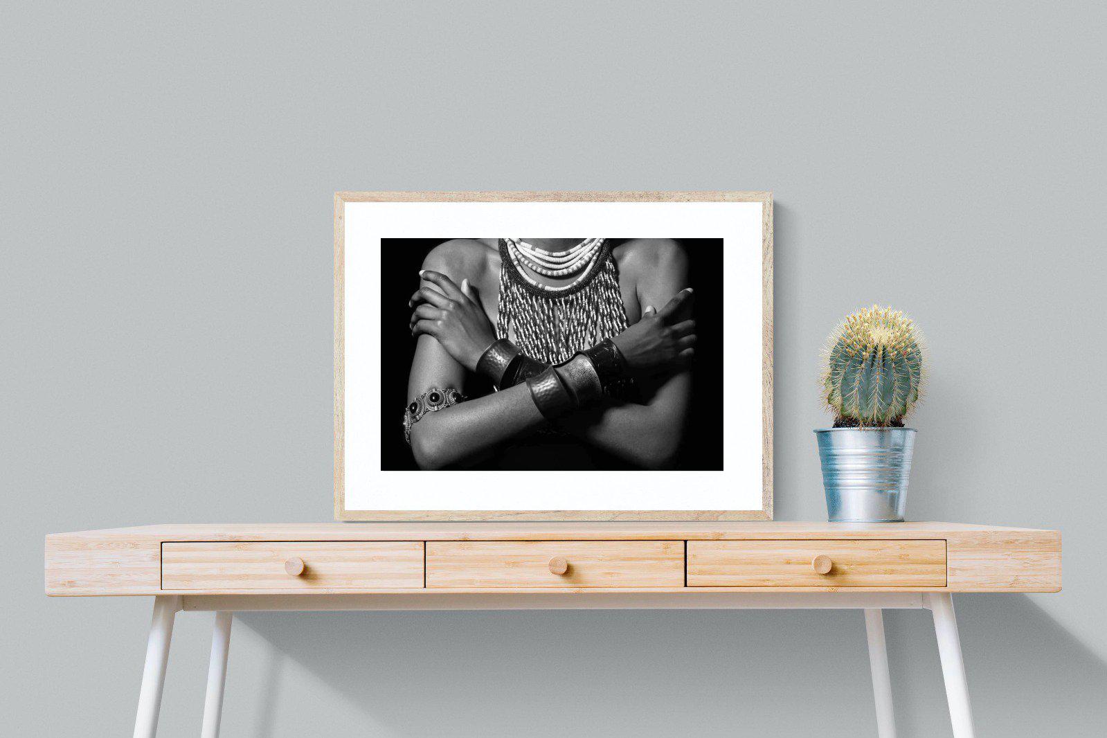 Warrior Princess Birth-Wall_Art-80 x 60cm-Framed Print-Wood-Pixalot