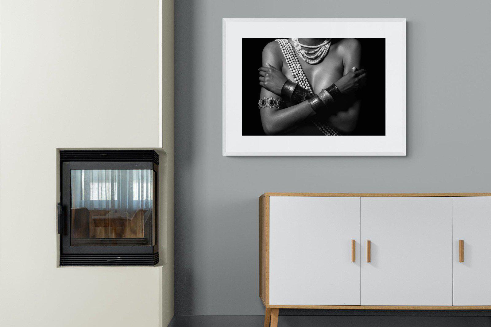 Warrior Princess Marriage-Wall_Art-100 x 75cm-Framed Print-White-Pixalot