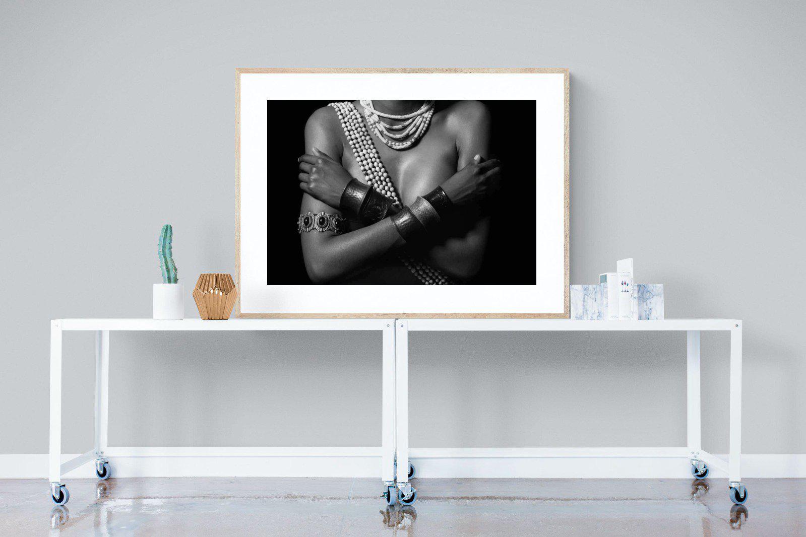 Warrior Princess Marriage-Wall_Art-120 x 90cm-Framed Print-Wood-Pixalot