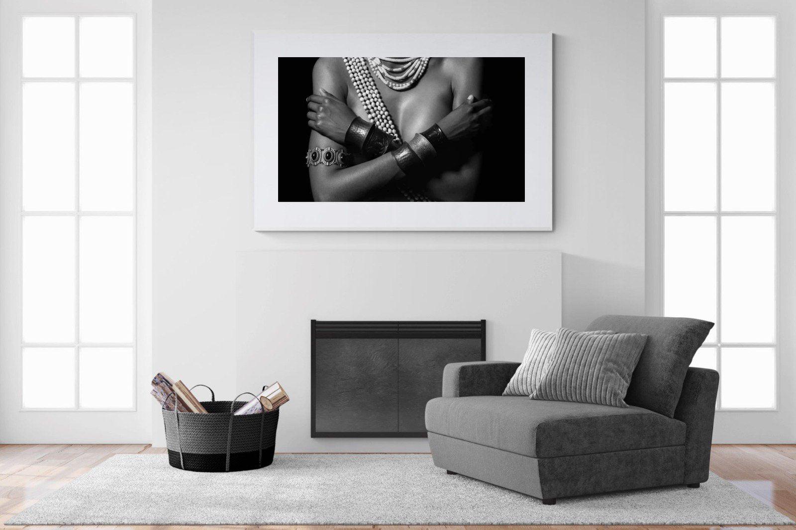 Warrior Princess Marriage-Wall_Art-150 x 100cm-Framed Print-White-Pixalot