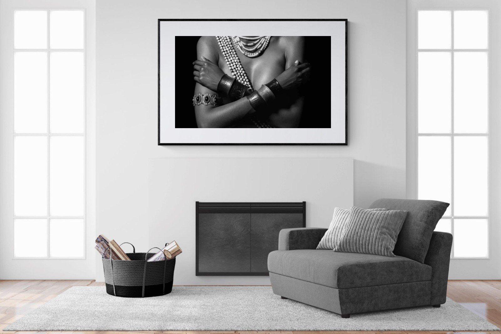 Warrior Princess Marriage-Wall_Art-150 x 100cm-Framed Print-Black-Pixalot