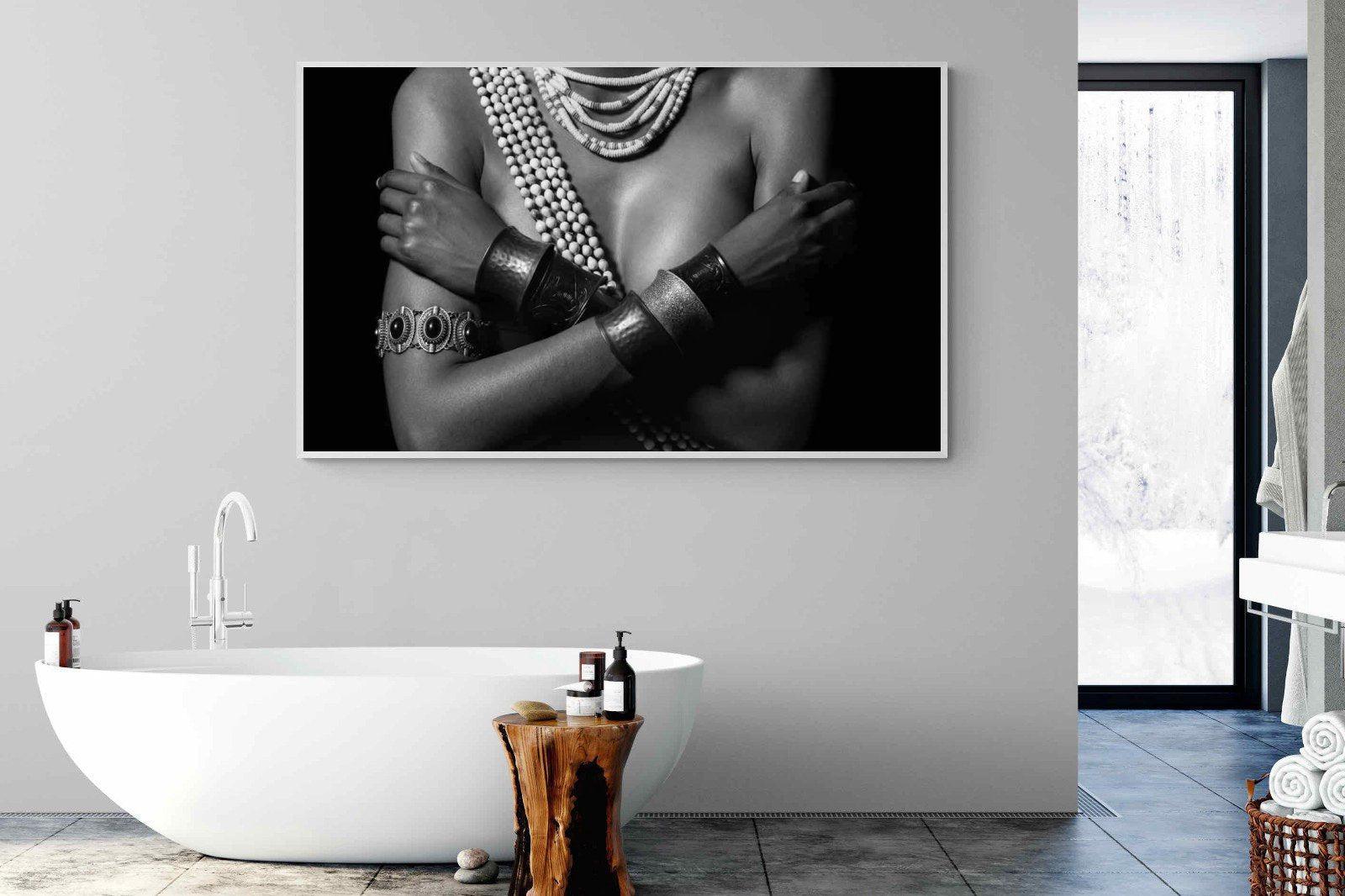 Warrior Princess Marriage-Wall_Art-180 x 110cm-Mounted Canvas-White-Pixalot