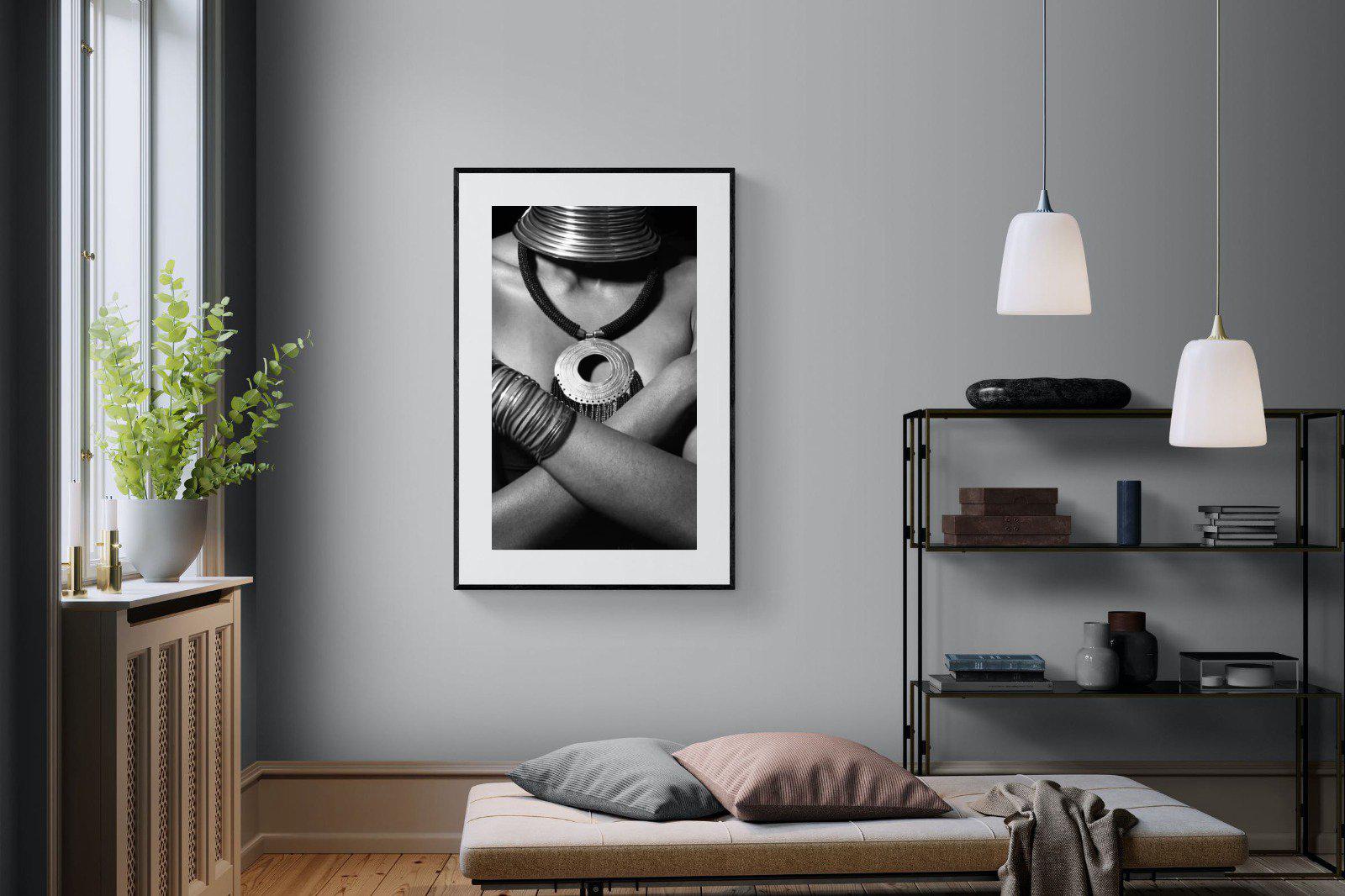 Warrior Princess-Wall_Art-100 x 150cm-Framed Print-Black-Pixalot