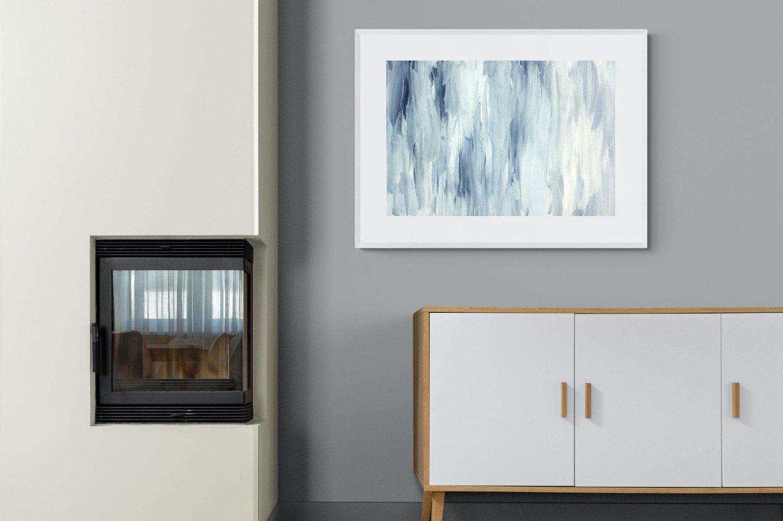 Wash-Wall_Art-100 x 75cm-Framed Print-White-Pixalot