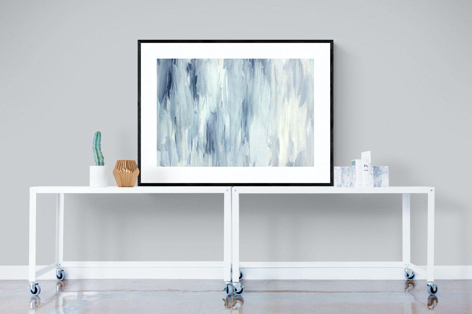 Wash-Wall_Art-120 x 90cm-Framed Print-Black-Pixalot
