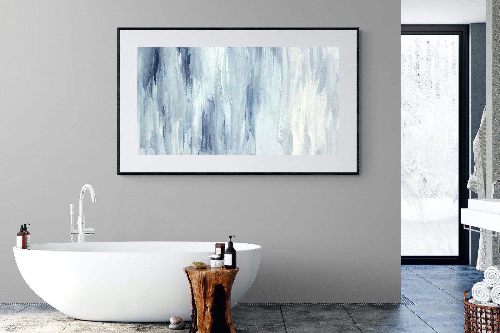 Wash-Wall_Art-180 x 110cm-Framed Print-Black-Pixalot
