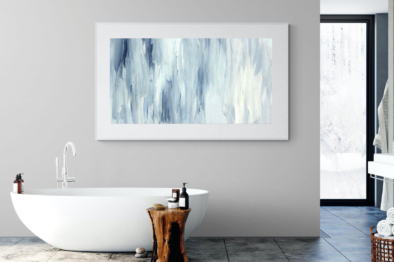 Wash-Wall_Art-180 x 110cm-Framed Print-White-Pixalot