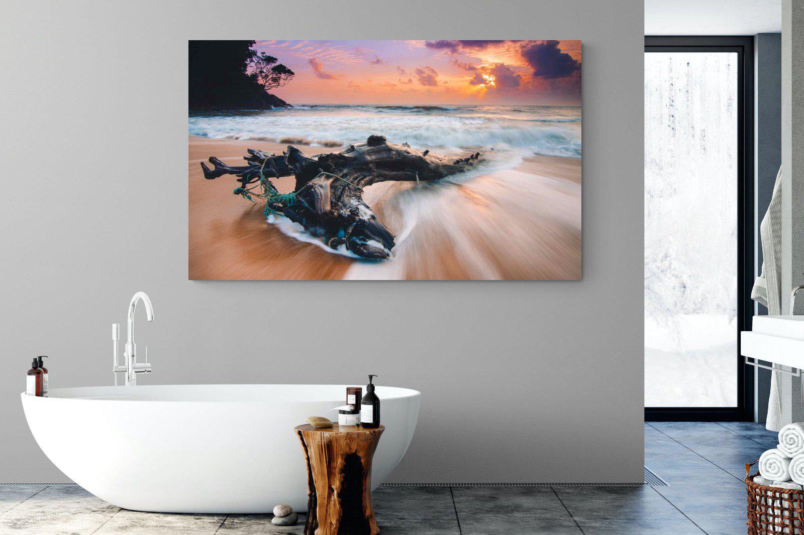 Washed Ashore-Wall_Art-180 x 110cm-Mounted Canvas-No Frame-Pixalot