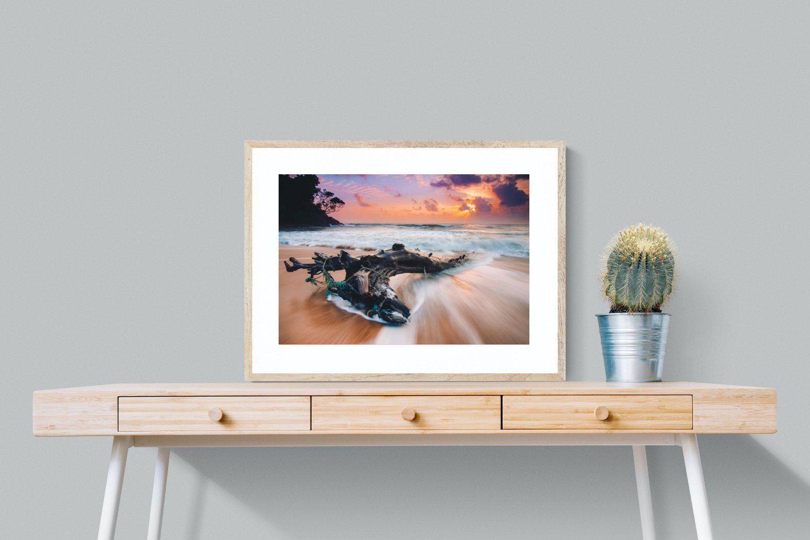 Washed Ashore-Wall_Art-80 x 60cm-Framed Print-Wood-Pixalot