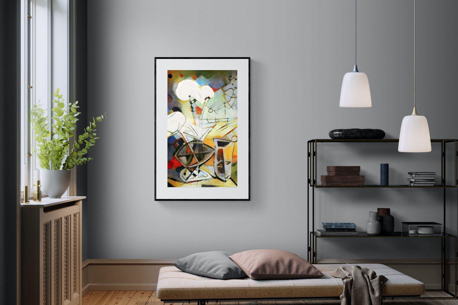Wassily-Wall_Art-100 x 150cm-Framed Print-Black-Pixalot