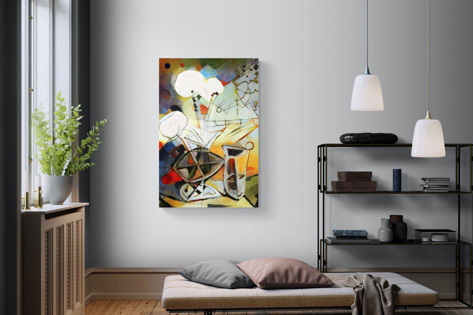 Wassily-Wall_Art-100 x 150cm-Mounted Canvas-No Frame-Pixalot