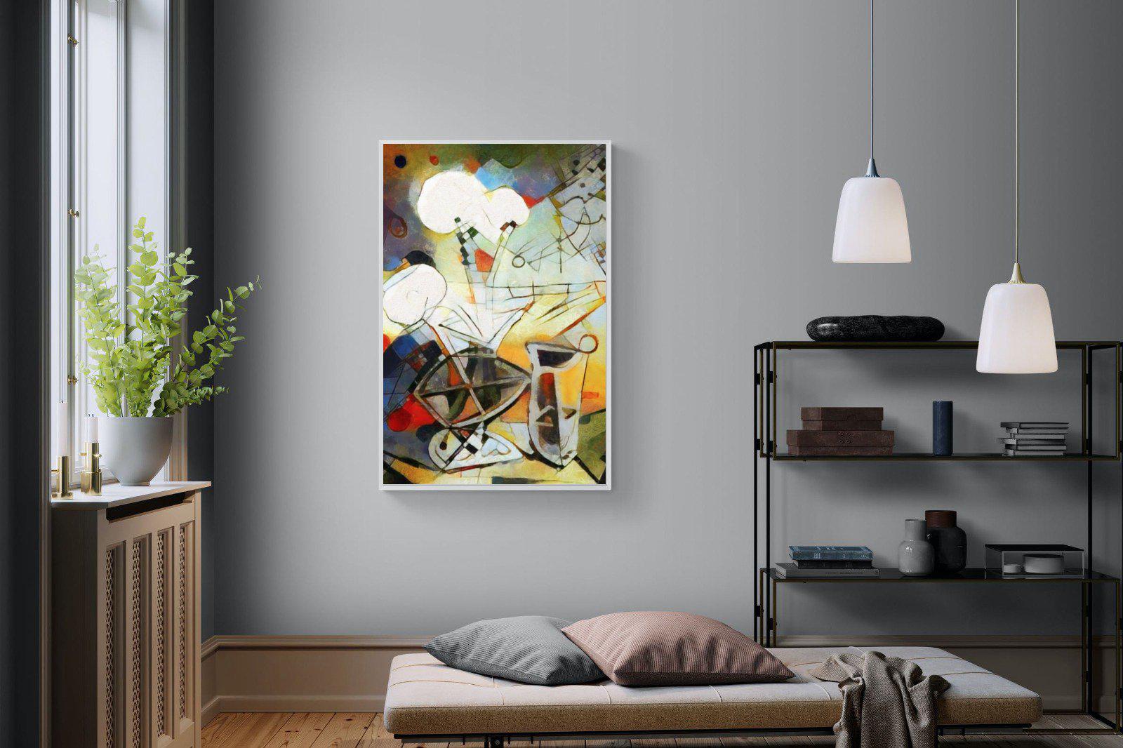 Wassily-Wall_Art-100 x 150cm-Mounted Canvas-White-Pixalot