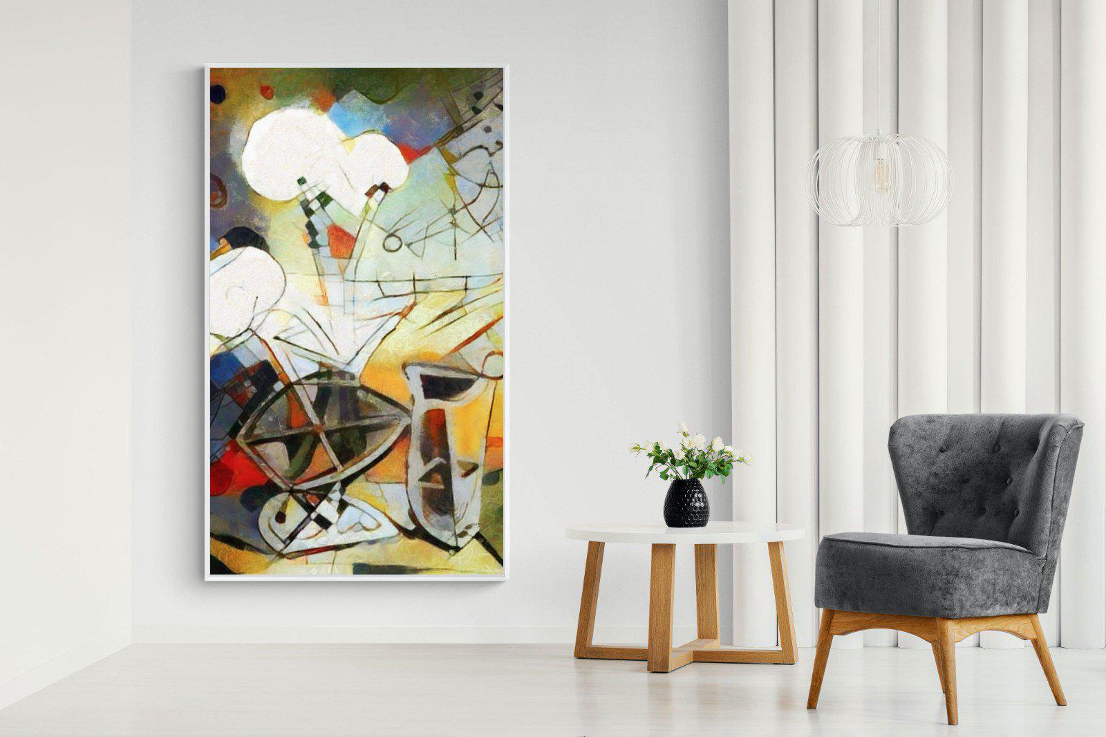 Wassily-Wall_Art-130 x 220cm-Mounted Canvas-White-Pixalot