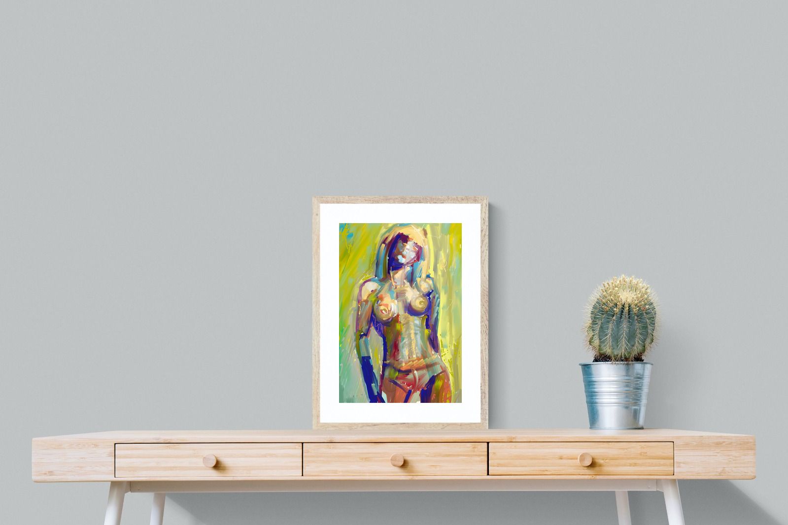 Watchya Lookin' At-Wall_Art-45 x 60cm-Framed Print-Wood-Pixalot