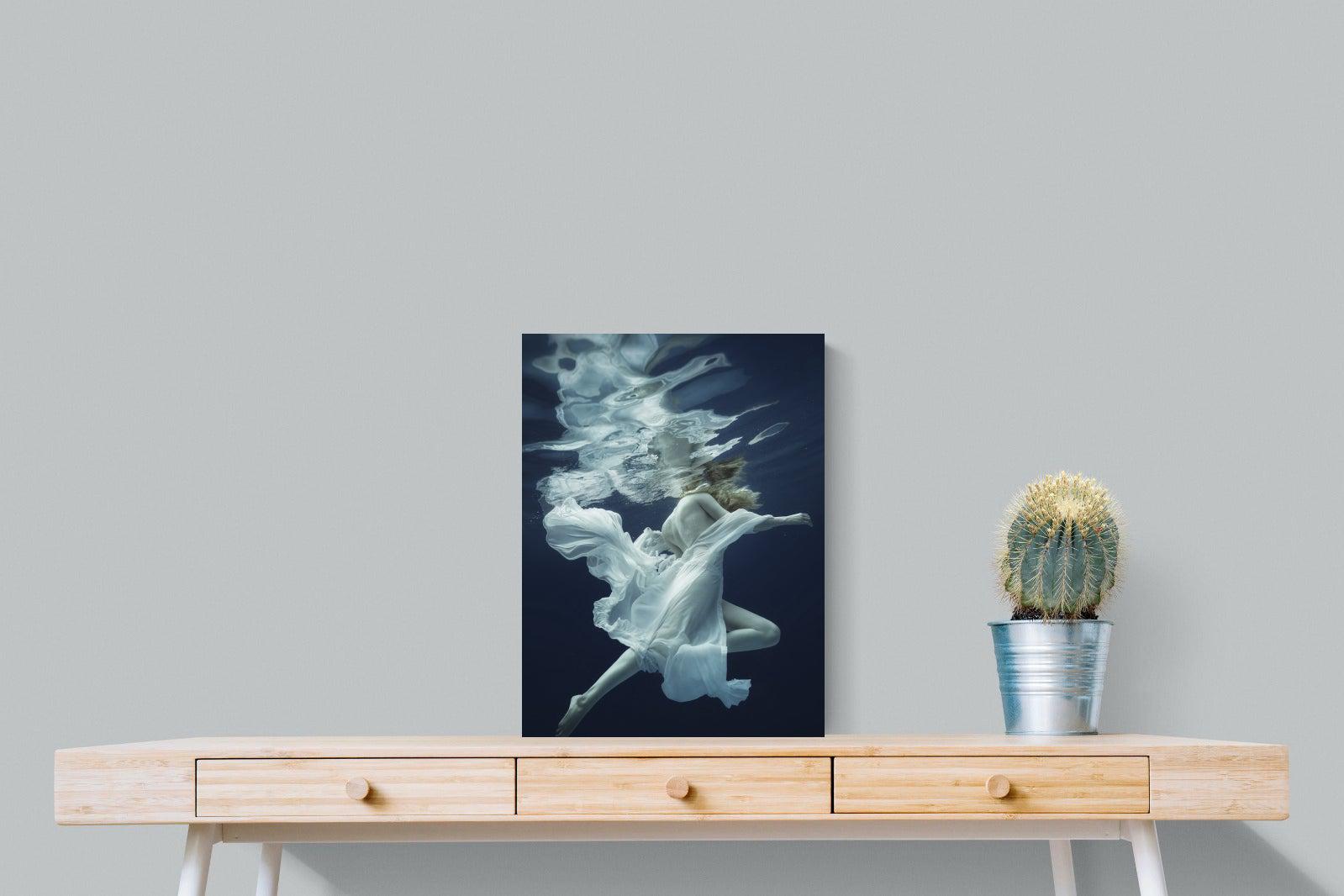 Water & Air-Wall_Art-45 x 60cm-Mounted Canvas-No Frame-Pixalot