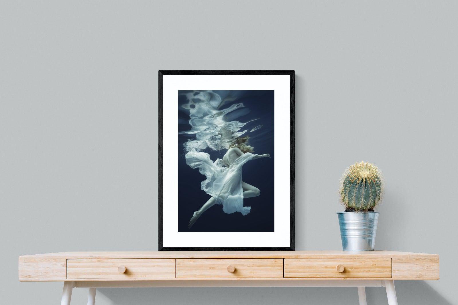 Water & Air-Wall_Art-60 x 80cm-Framed Print-Black-Pixalot