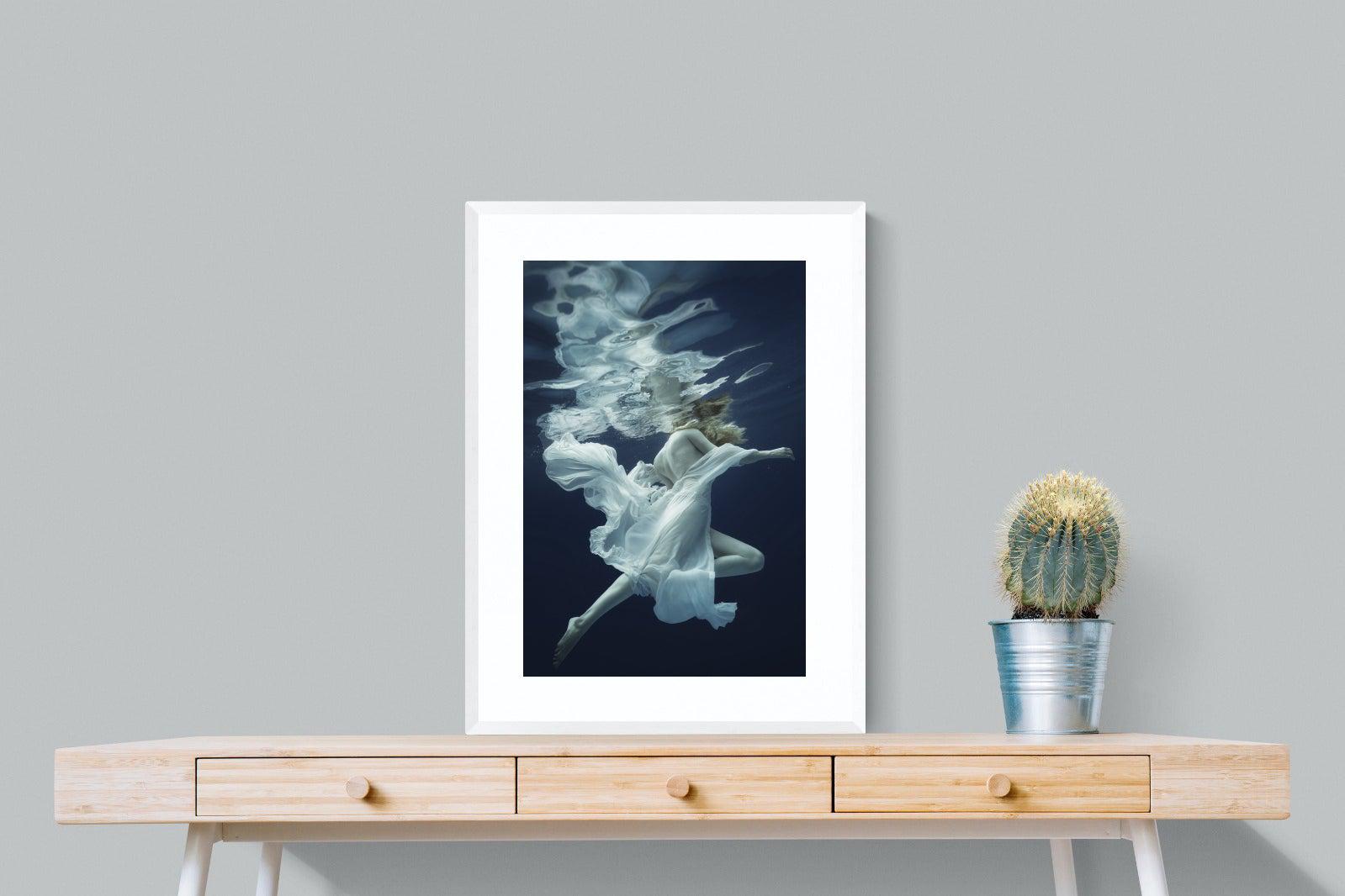 Water & Air-Wall_Art-60 x 80cm-Framed Print-White-Pixalot
