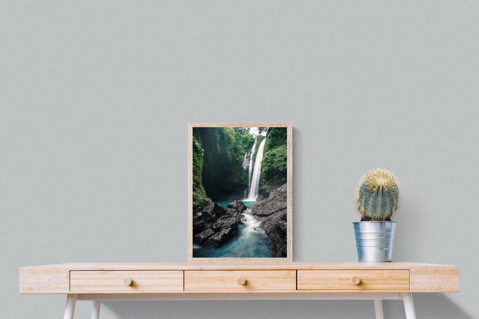 Waterfall-Wall_Art-45 x 60cm-Mounted Canvas-Wood-Pixalot