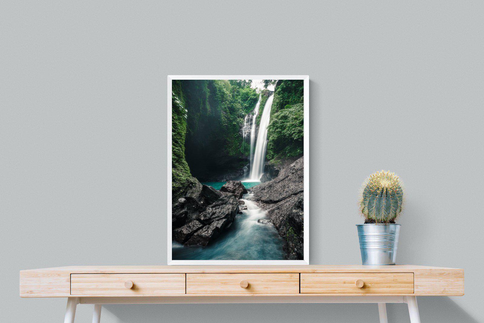 Waterfall-Wall_Art-60 x 80cm-Mounted Canvas-White-Pixalot