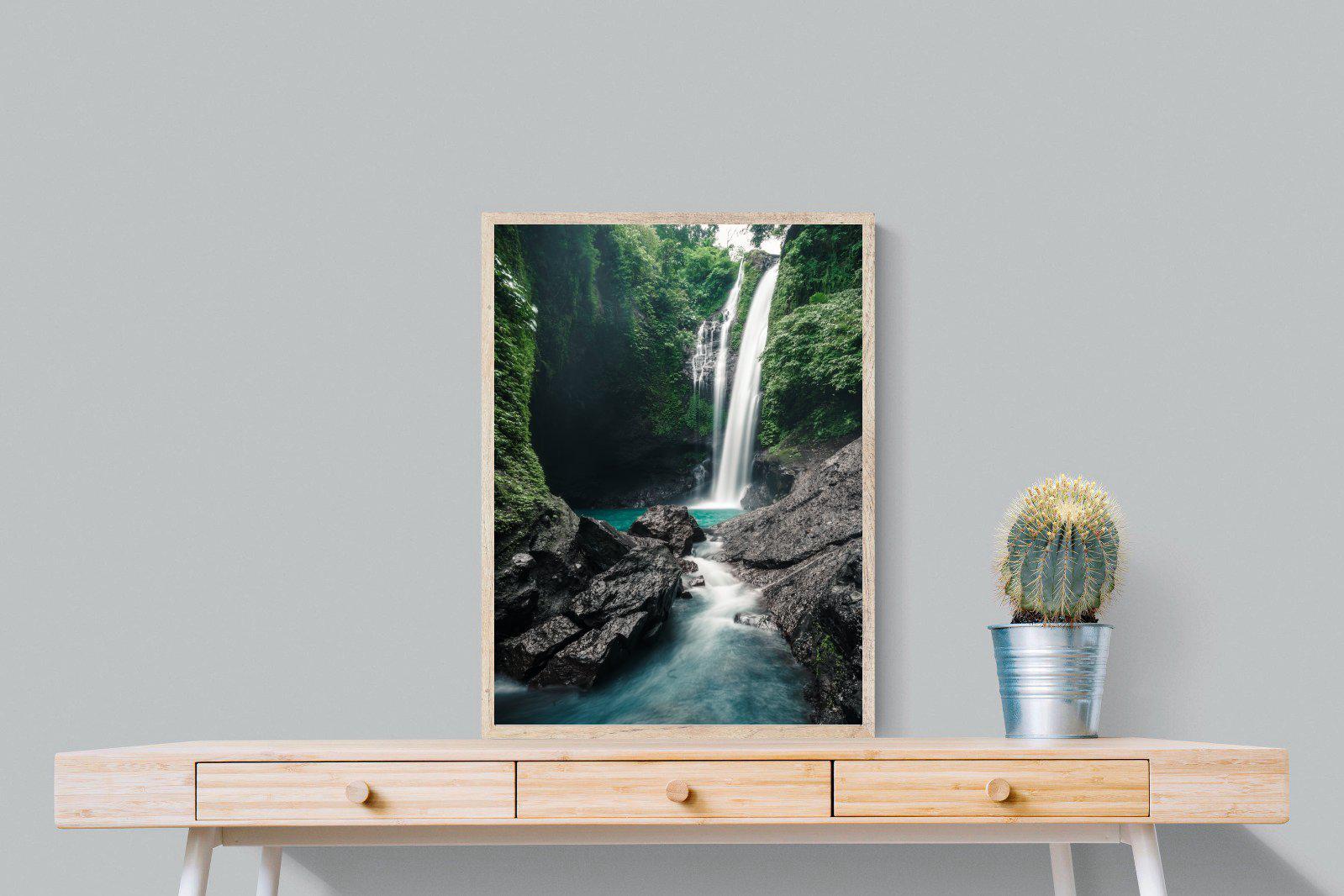 Waterfall-Wall_Art-60 x 80cm-Mounted Canvas-Wood-Pixalot