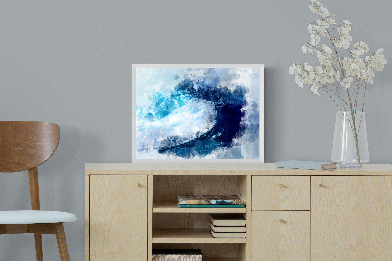 Wave Art-Wall_Art-60 x 45cm-Mounted Canvas-White-Pixalot