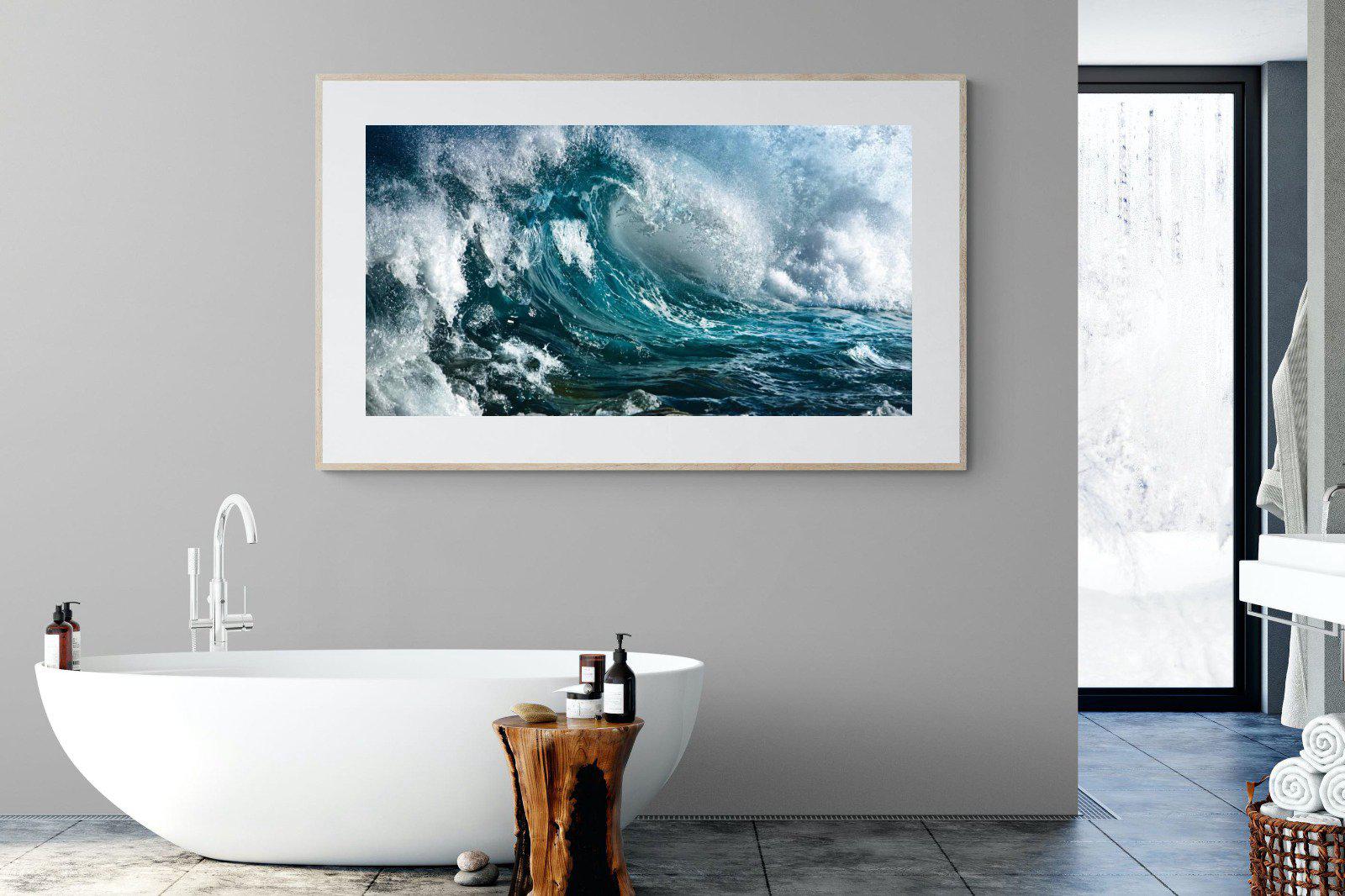 Wave-Wall_Art-180 x 110cm-Framed Print-Wood-Pixalot