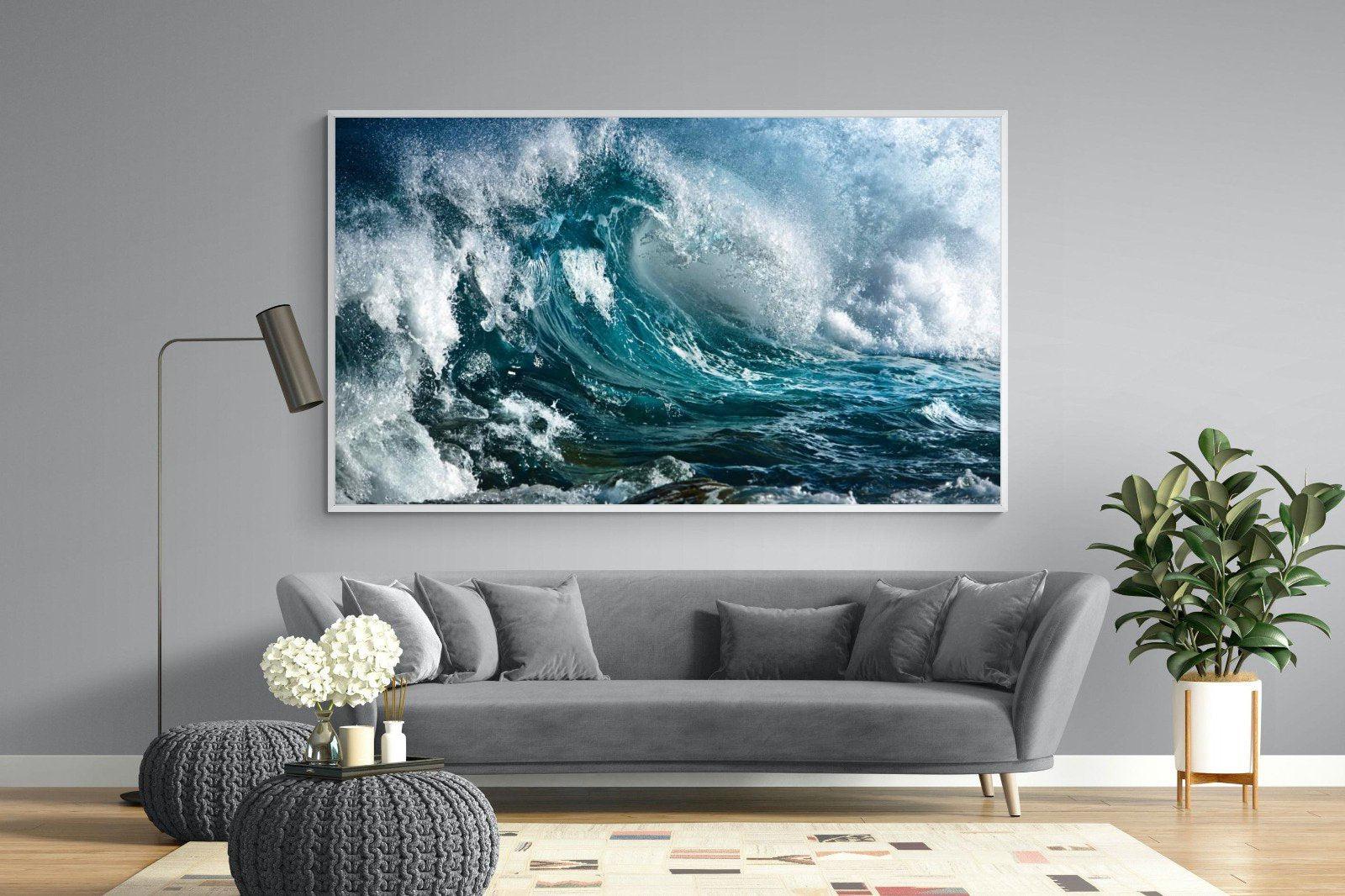 Wave-Wall_Art-220 x 130cm-Mounted Canvas-White-Pixalot