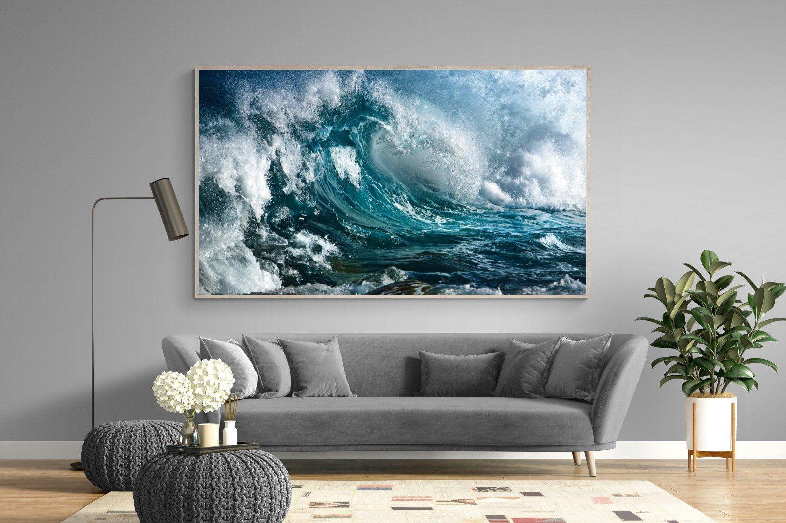 Wave-Wall_Art-220 x 130cm-Mounted Canvas-Wood-Pixalot