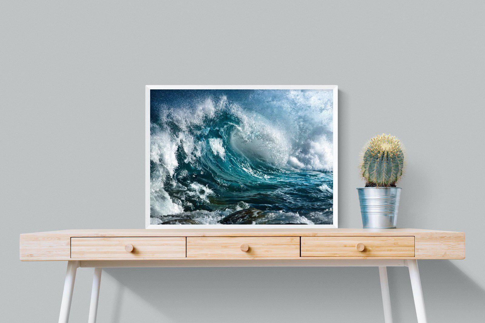 Wave-Wall_Art-80 x 60cm-Mounted Canvas-White-Pixalot
