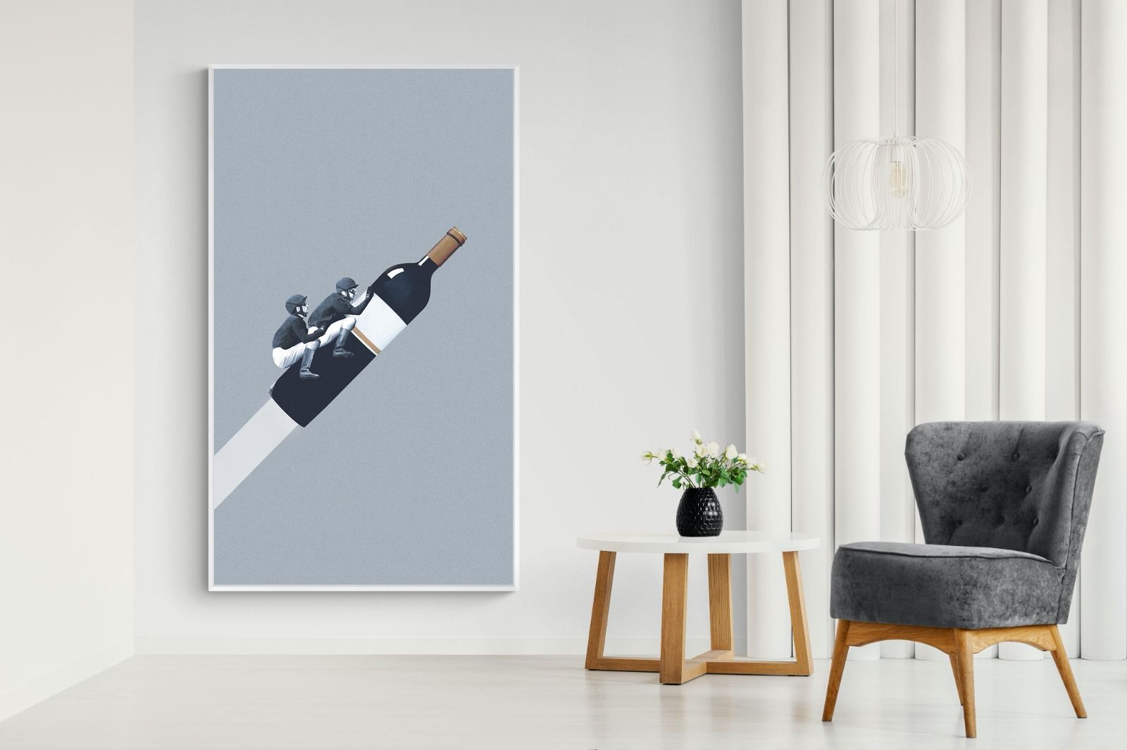 We Ride Until Dawn-Wall_Art-130 x 220cm-Mounted Canvas-White-Pixalot