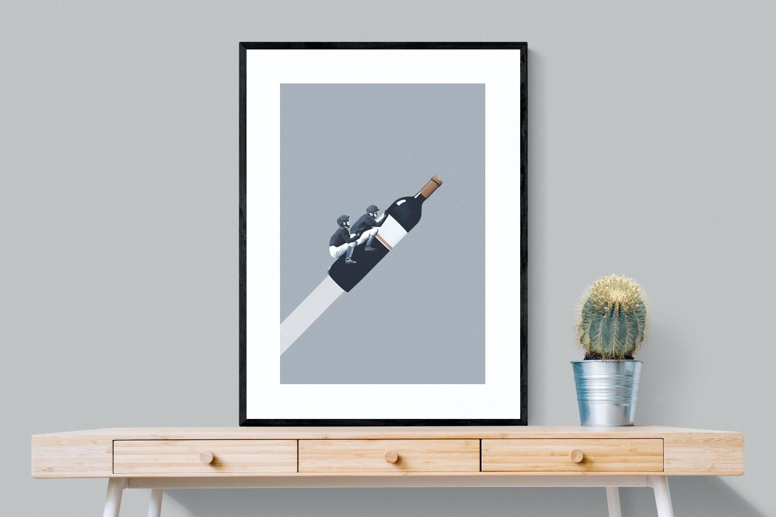 We Ride Until Dawn-Wall_Art-75 x 100cm-Framed Print-Black-Pixalot