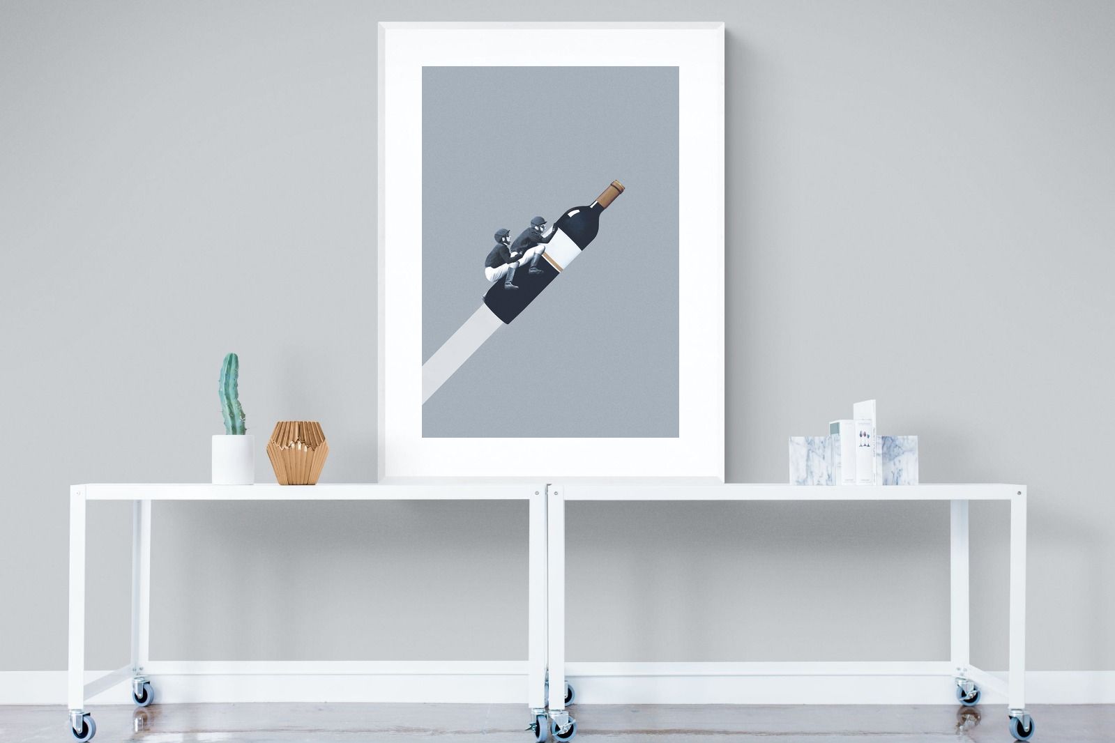 We Ride Until Dawn-Wall_Art-90 x 120cm-Framed Print-White-Pixalot