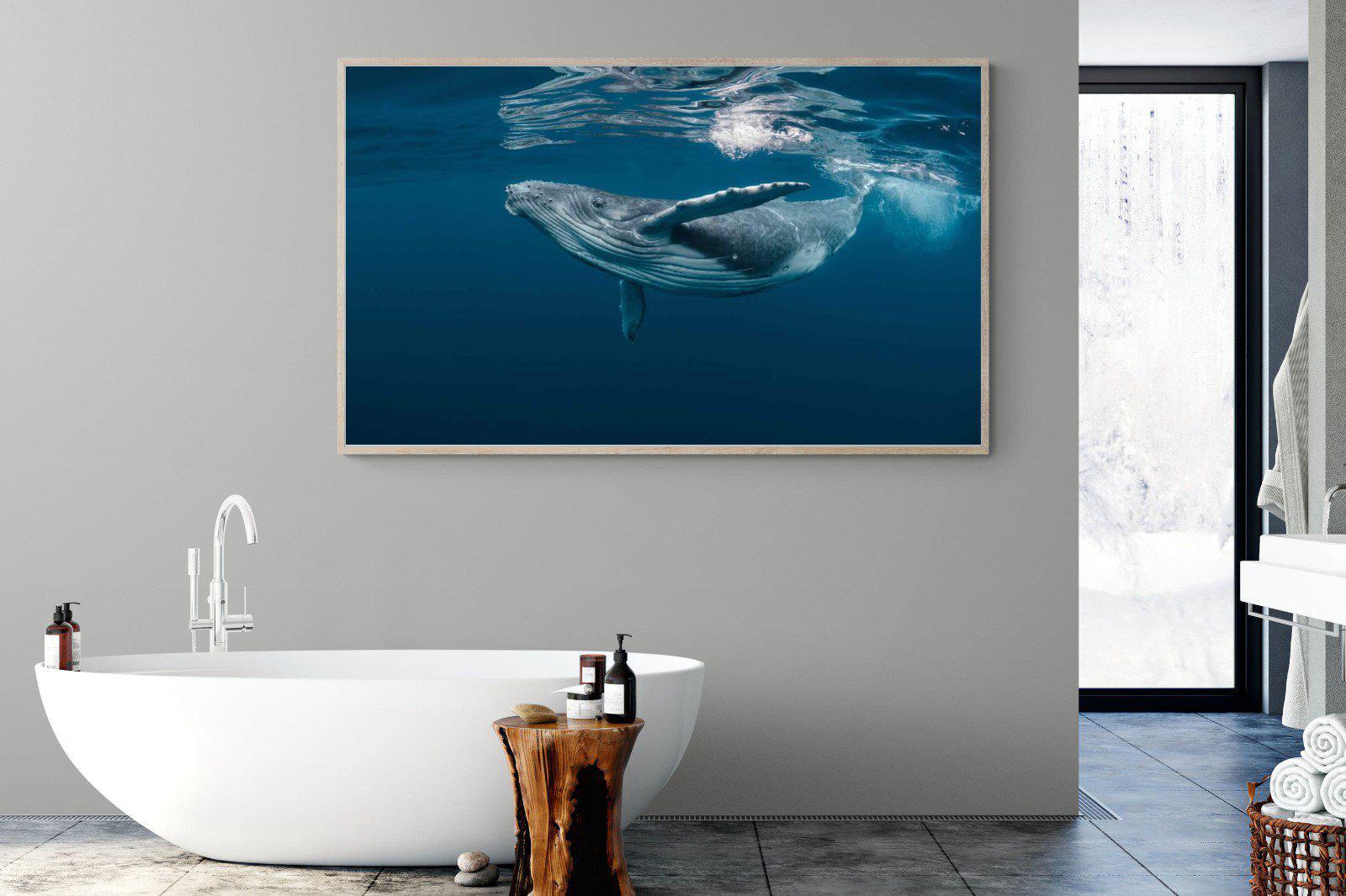 Whale-Wall_Art-180 x 110cm-Mounted Canvas-Wood-Pixalot