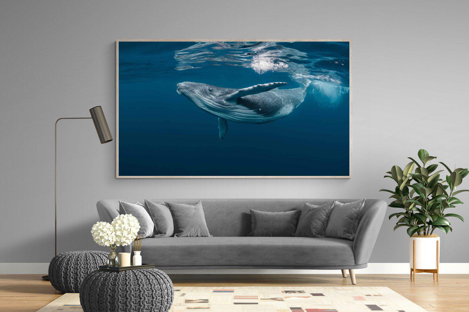 Whale-Wall_Art-220 x 130cm-Mounted Canvas-Wood-Pixalot