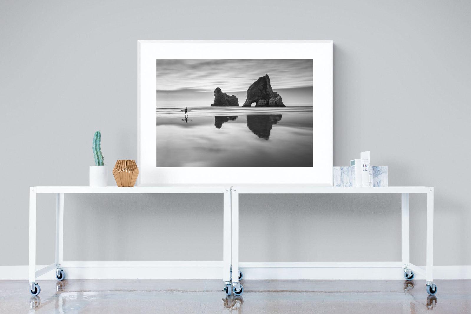 Wharariki-Wall_Art-120 x 90cm-Framed Print-White-Pixalot