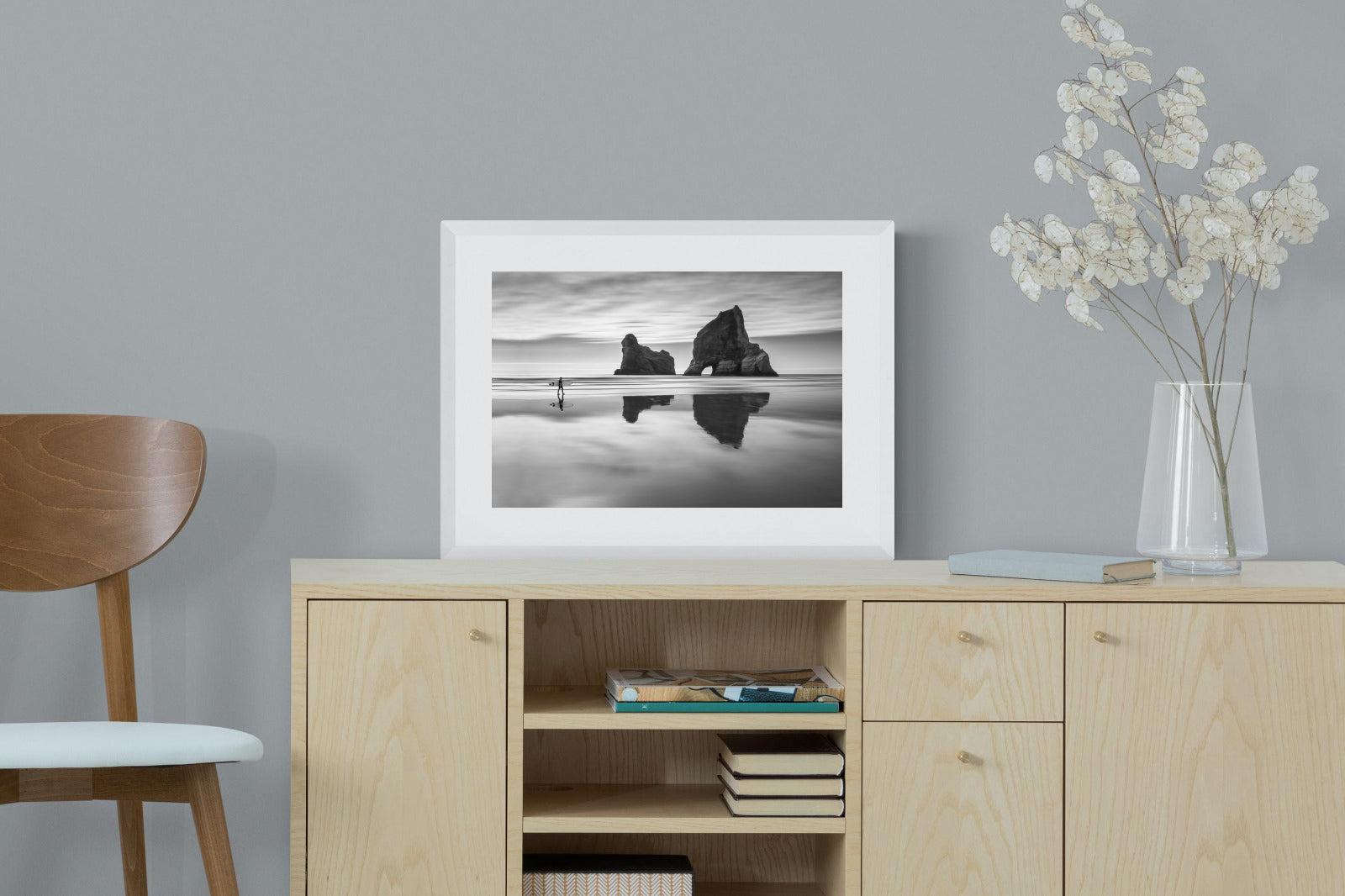 Wharariki-Wall_Art-60 x 45cm-Framed Print-White-Pixalot