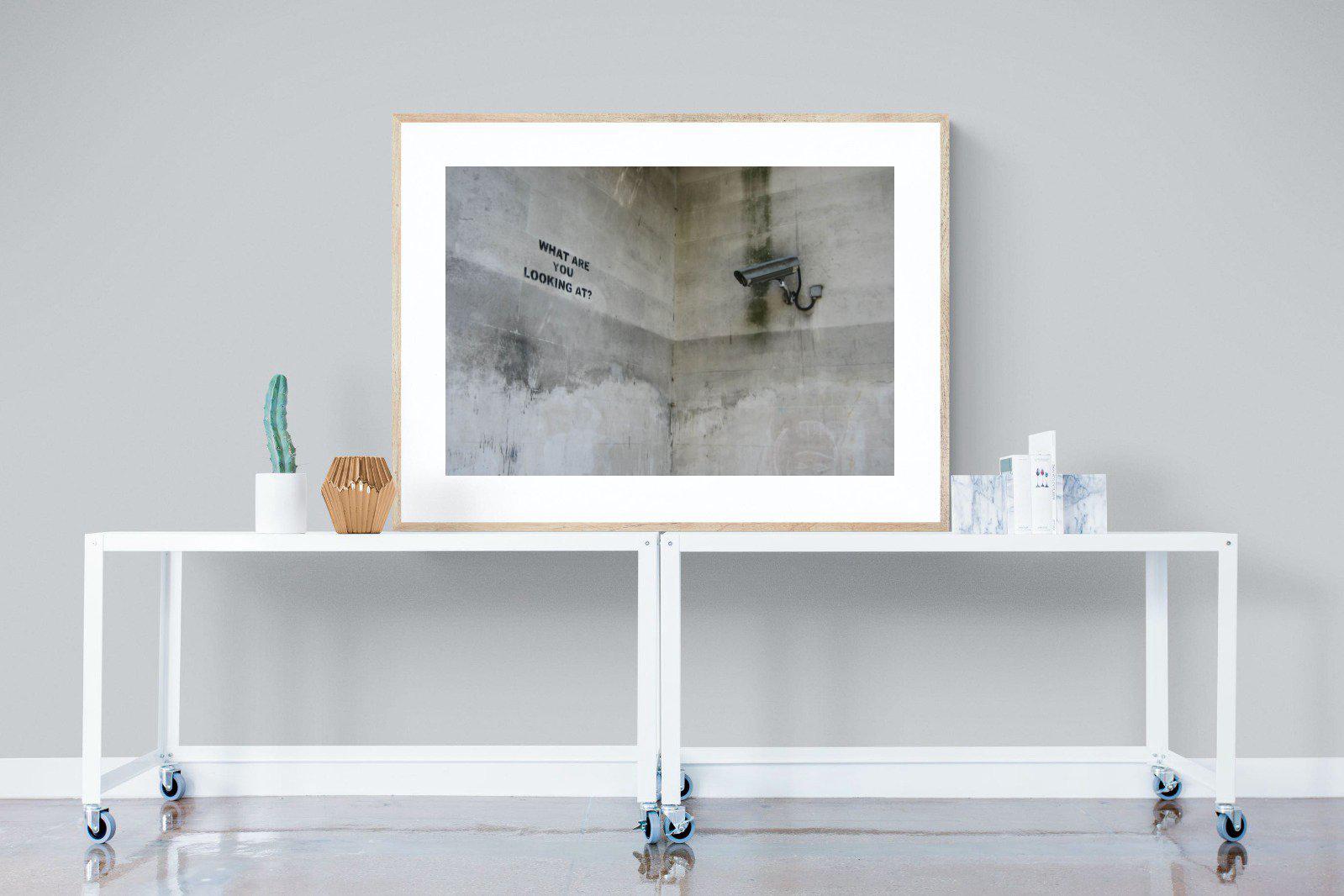 What Are You Looking At-Wall_Art-120 x 90cm-Framed Print-Wood-Pixalot